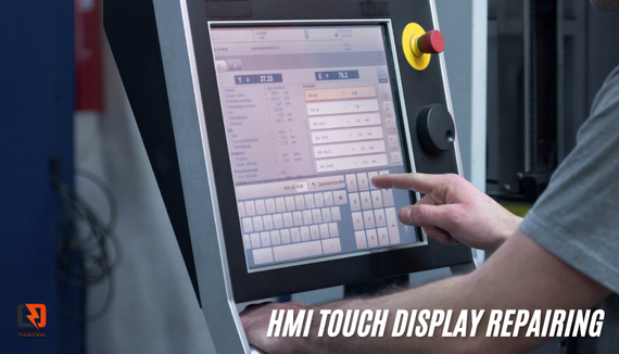HMI Touch Display Repairing Service manufactured by Rising Control Solutions in Noida